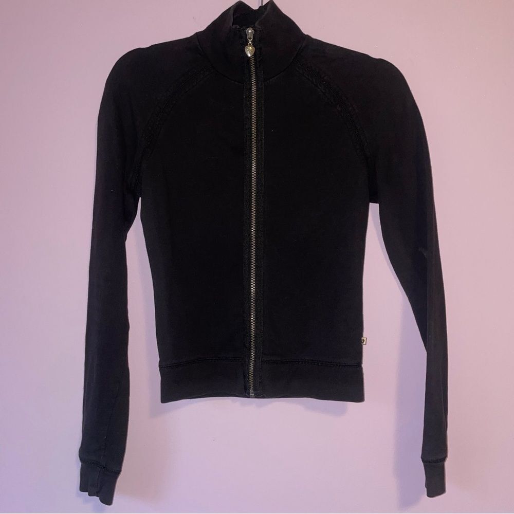 Twisted Heart Xs Black Embroidered Jacket - image 2